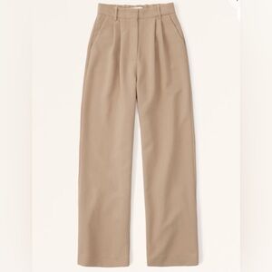 Abercrombie & Fitch Tan Wide Leg Pants